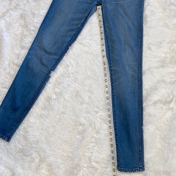 Madewell 10” High Rise Skinny Blue Jeans Size 24 - Picture 13 of 14
